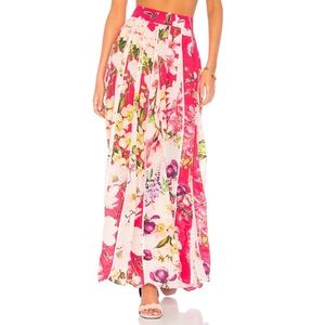Rococo Sand Maxi Skirt in Pink